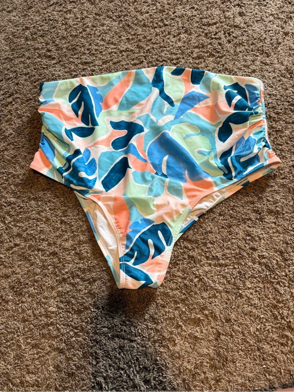 Old Navy High Waist Bikini Bottoms in Blue, Coral, Mint, Navy